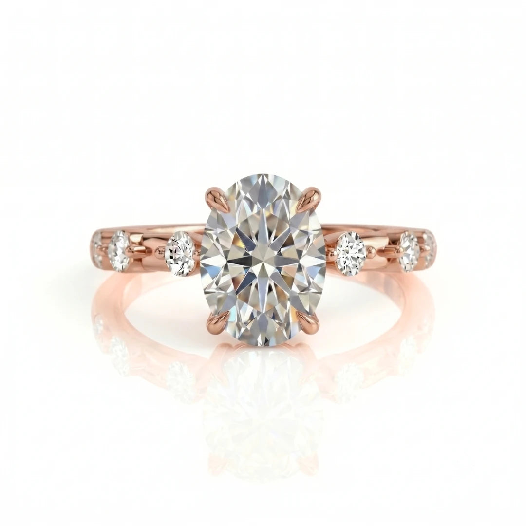 Classic Diamond Accent Engagement Ring