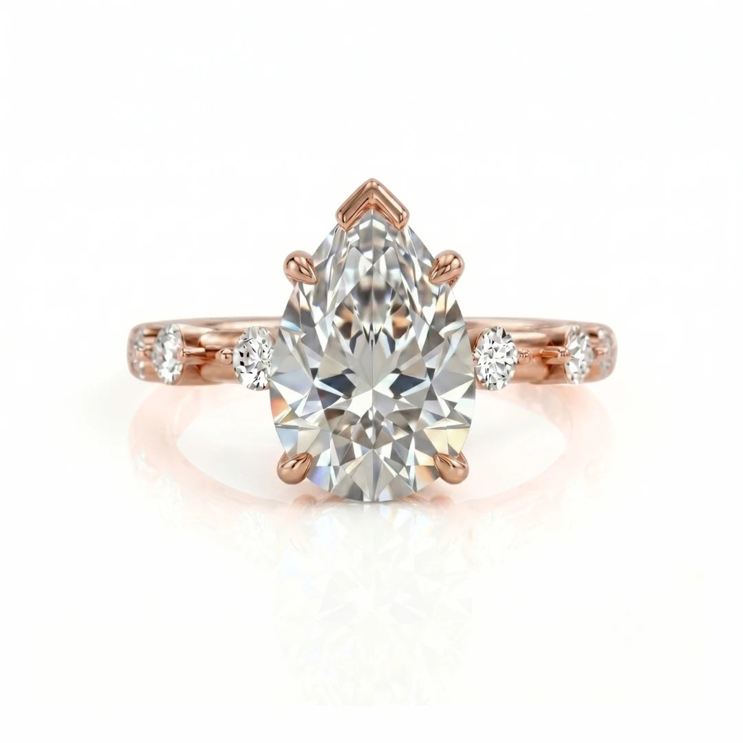 Classic Diamond Accent Engagement Ring