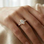 Sculptural Diamond Cluster Ring