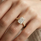 Pavé Claw Radiant Ring
