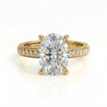 Pavé Claw Radiant Ring