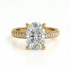 Pavé Claw Radiant Ring