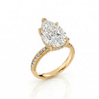 Pavé Claw Radiant Ring