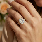 Pavé Claw Radiant Ring