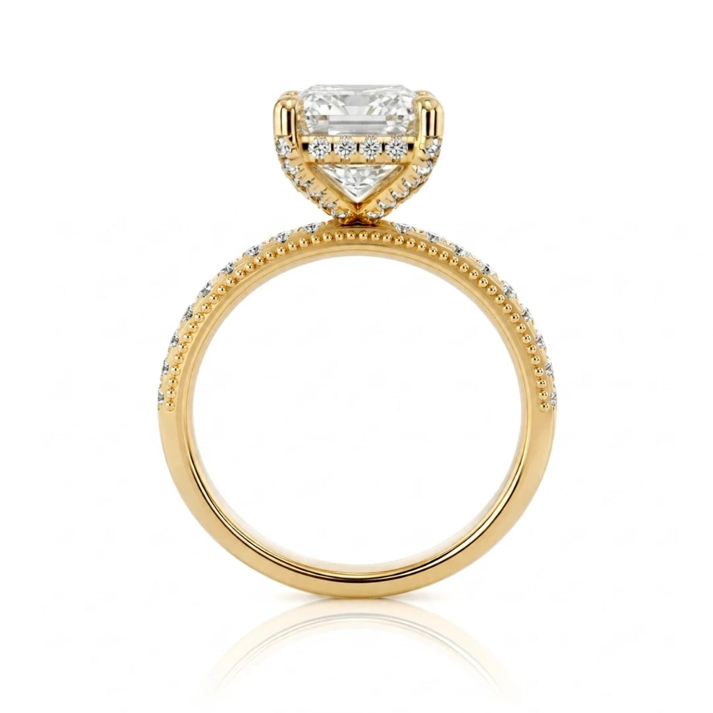 Pavé Claw Radiant Ring