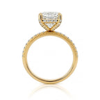 Pavé Claw Radiant Ring