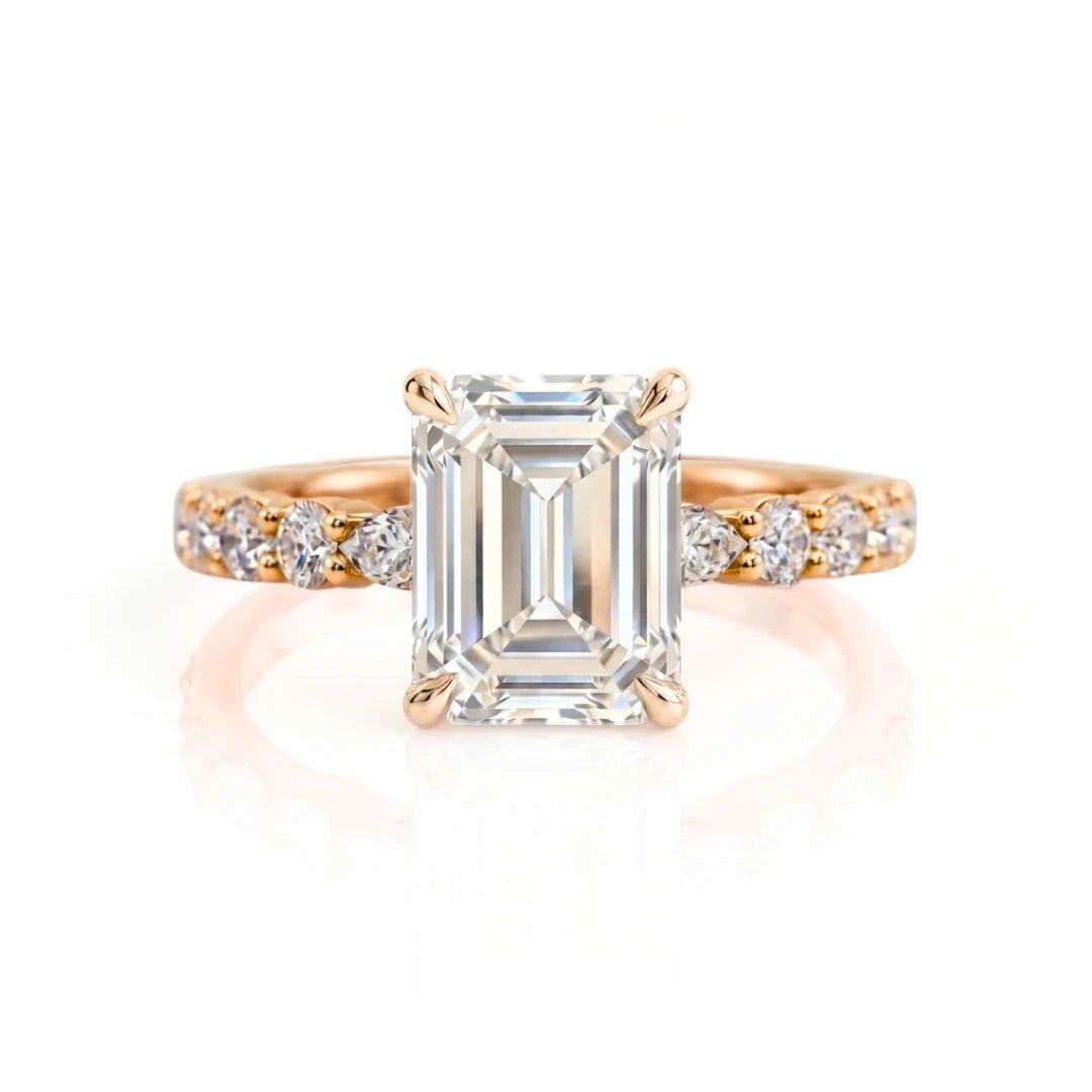 Timeless Multi-Stone Diamond Engagement Ring
