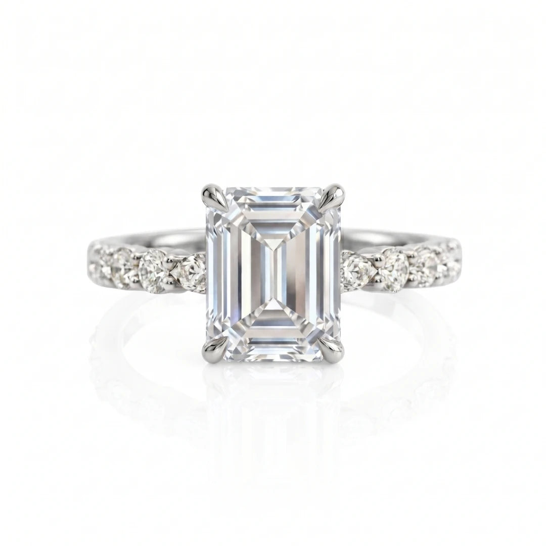 Timeless Multi-Stone Diamond Engagement Ring