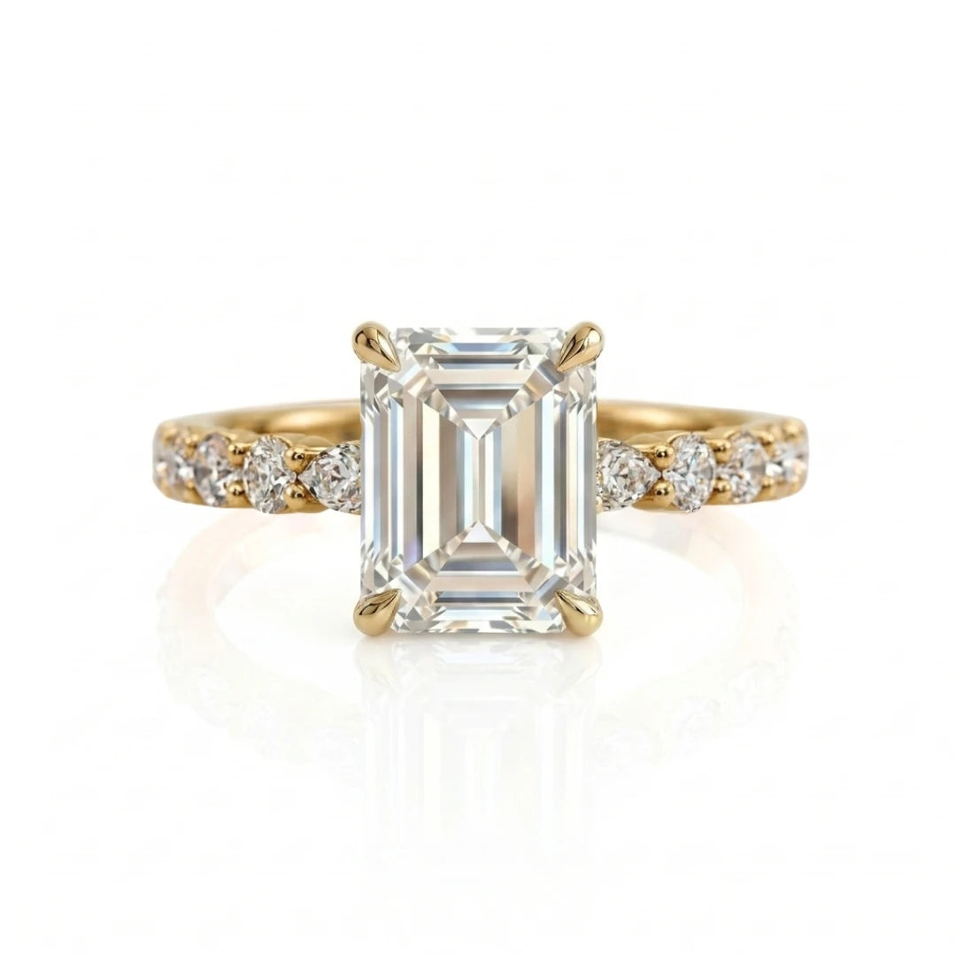 Timeless Multi-Stone Diamond Engagement Ring