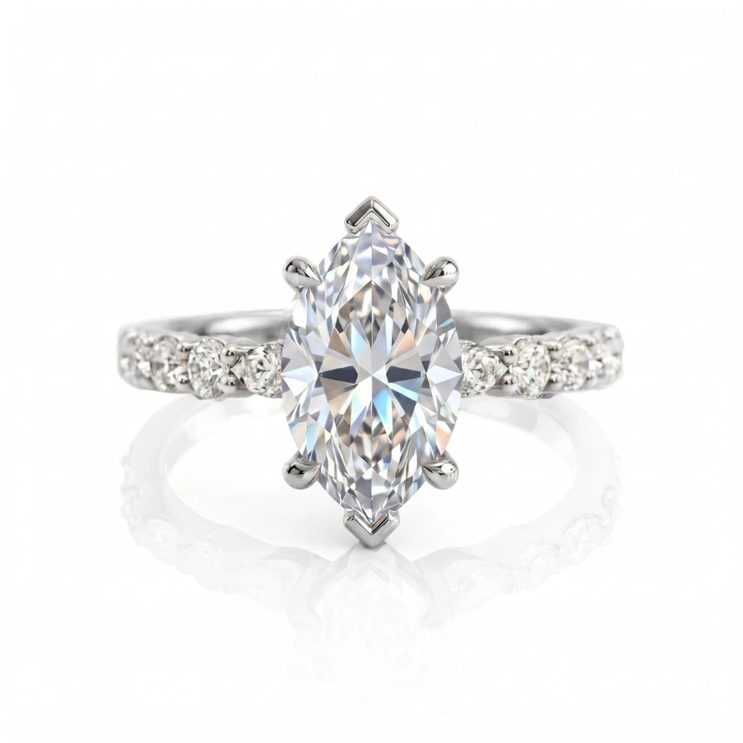 Timeless Multi-Stone Diamond Engagement Ring