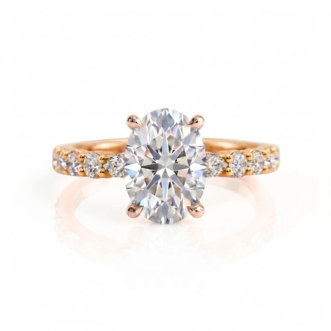 Timeless Multi-Stone Diamond Engagement Ring