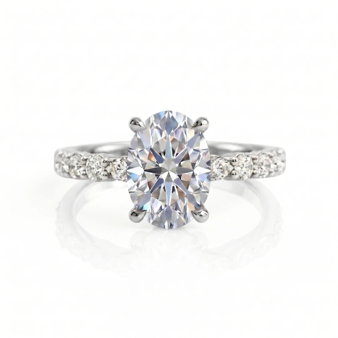 Timeless Multi-Stone Diamond Engagement Ring