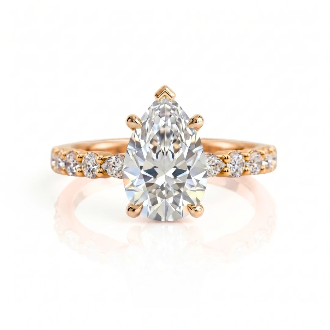 Timeless Multi-Stone Diamond Engagement Ring