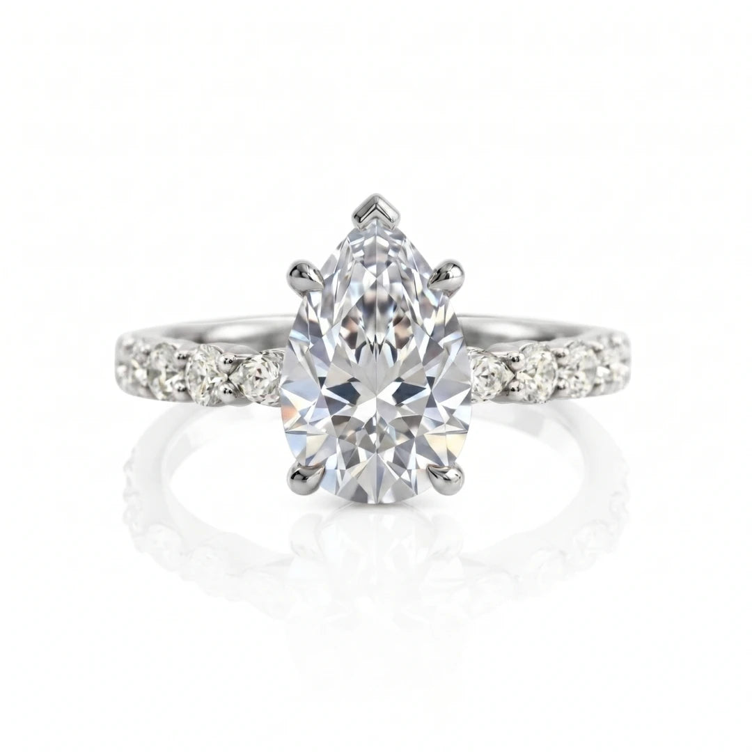 Timeless Multi-Stone Diamond Engagement Ring