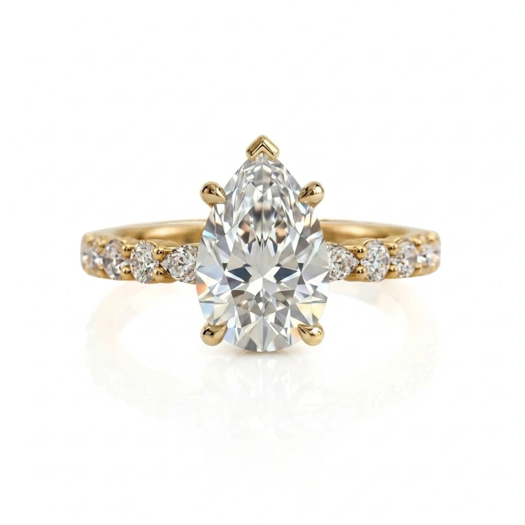Timeless Multi-Stone Diamond Engagement Ring