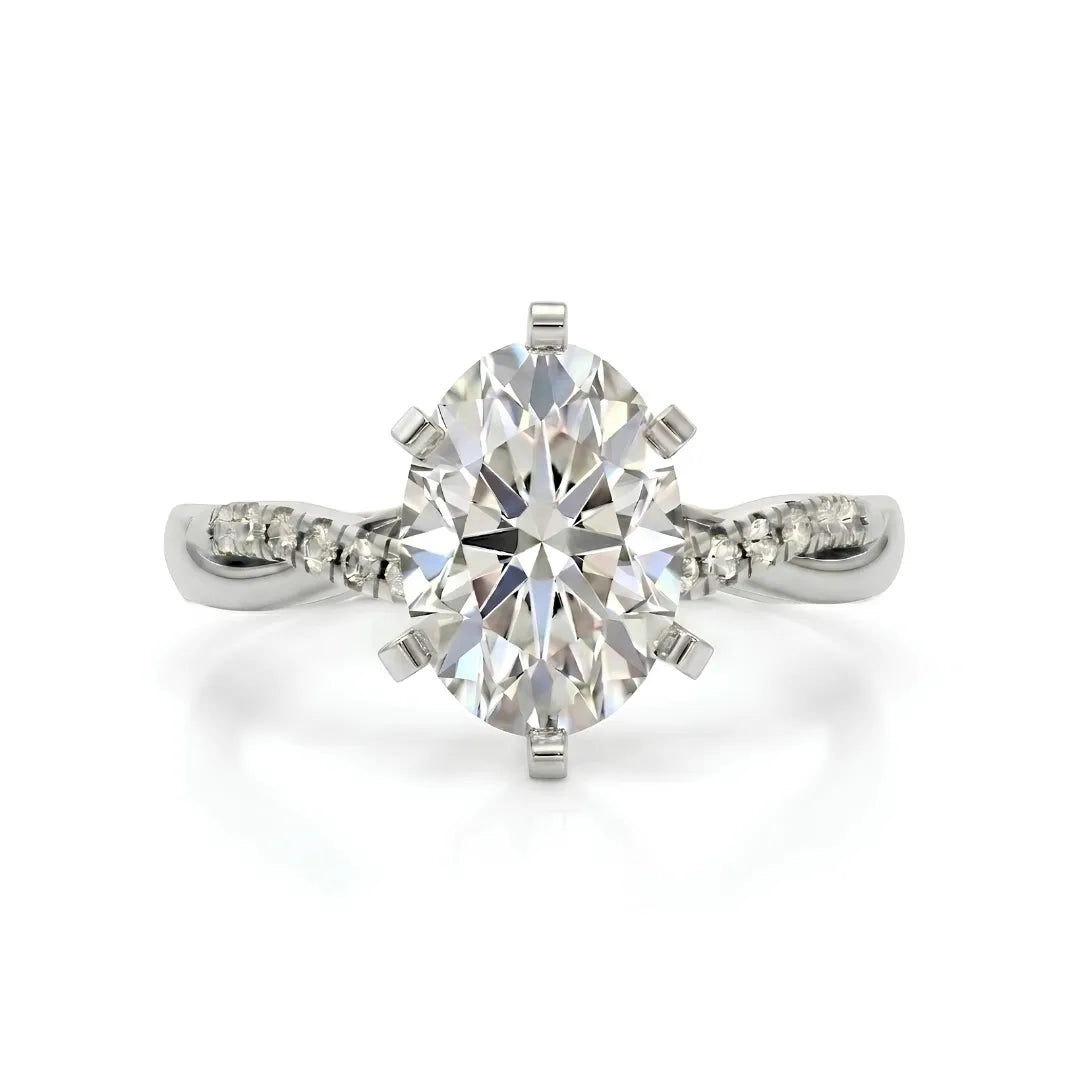 Classic Sparkle Diamond Engagement Ring