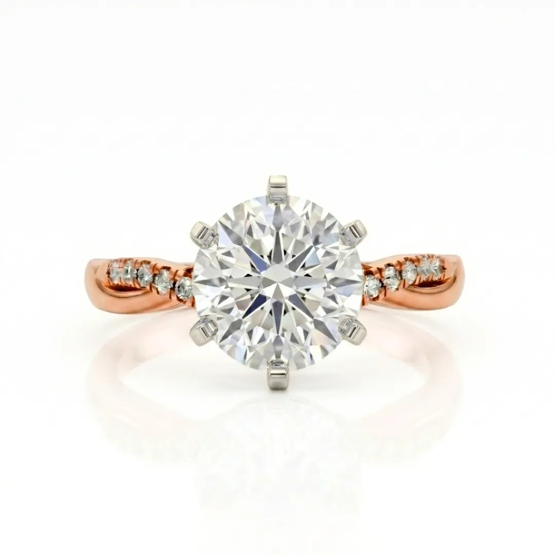 Classic Sparkle Diamond Engagement Ring