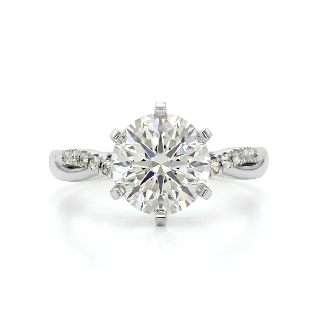 Classic Sparkle Diamond Engagement Ring