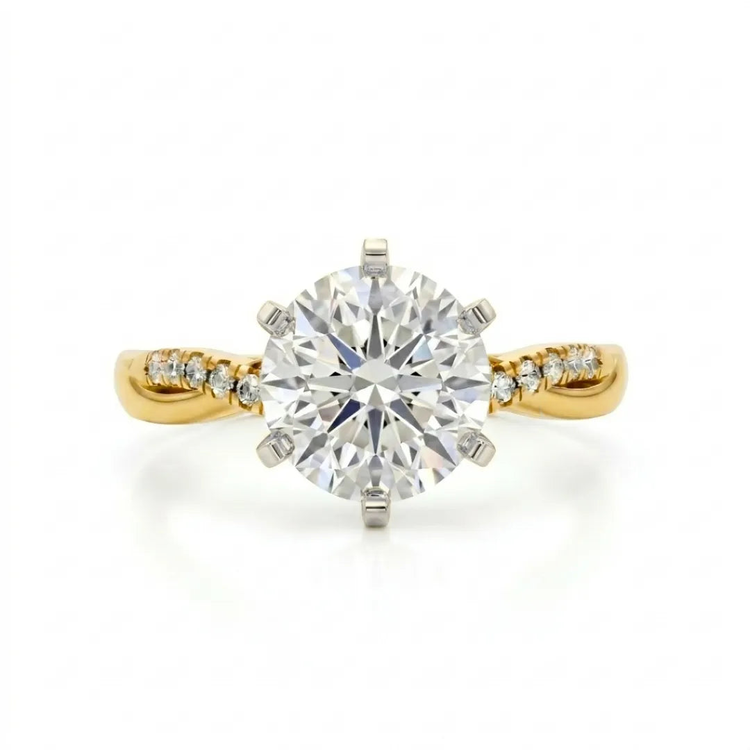 Classic Sparkle Diamond Engagement Ring