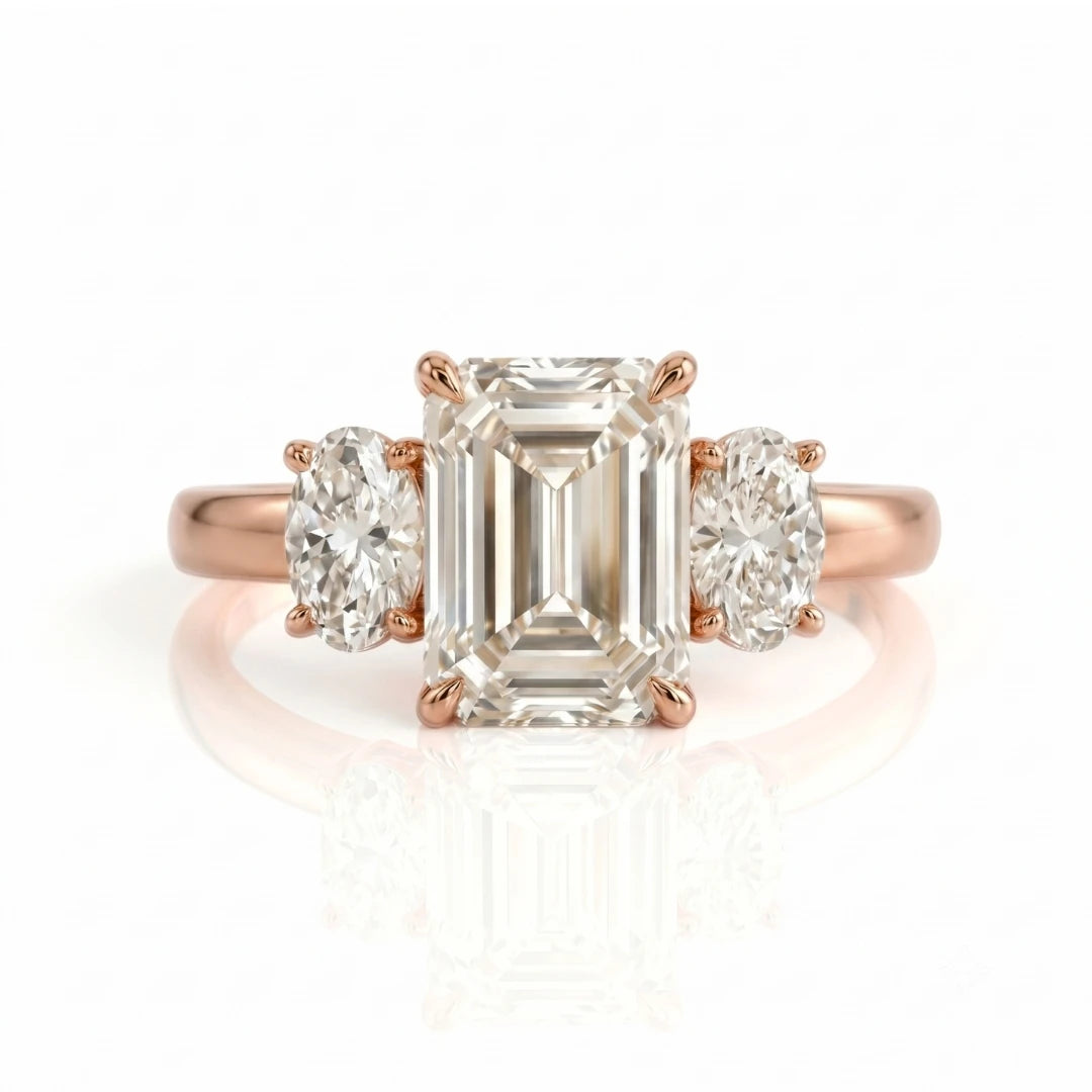 Classic Three-Stone Diamond Engagement Ring