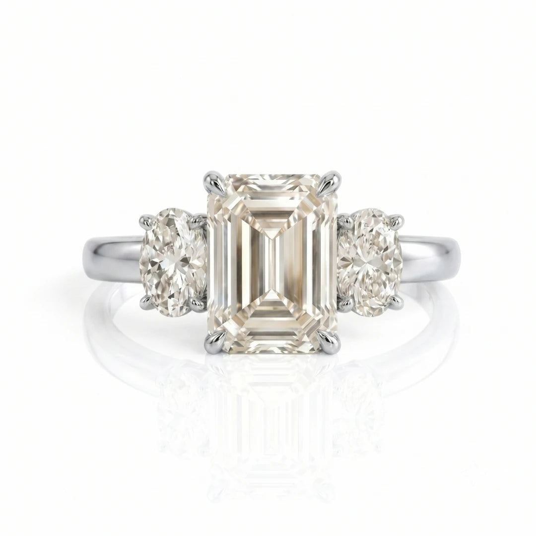 Classic Three-Stone Diamond Engagement Ring