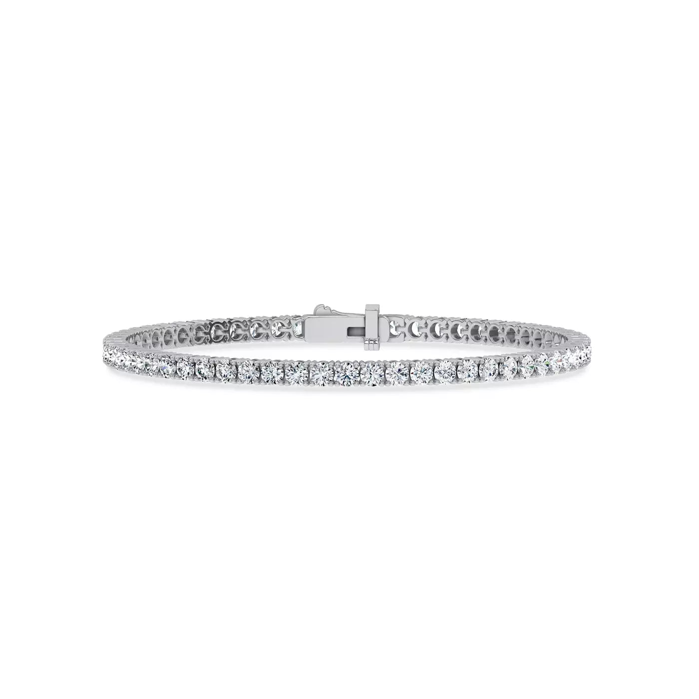 Lab Diamond Silver Tennis Bracelet (5 ct. tw.)