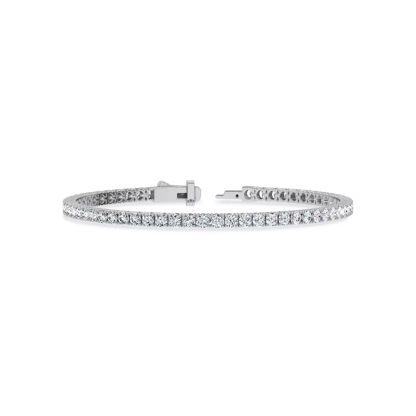 Lab Diamond Silver Tennis Bracelet (5 ct. tw.)