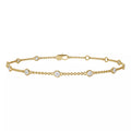 Bezel Lab Diamond Station Bracelet (.50 ct. tw.)