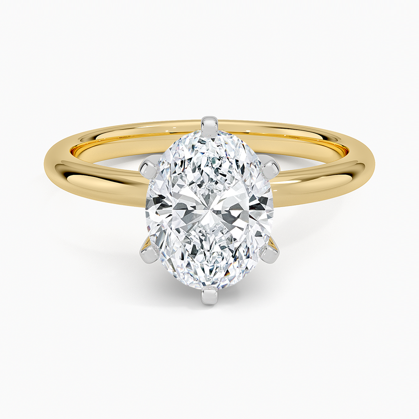 Comfort Fit 2mm Six-Prong Solitaire Ring