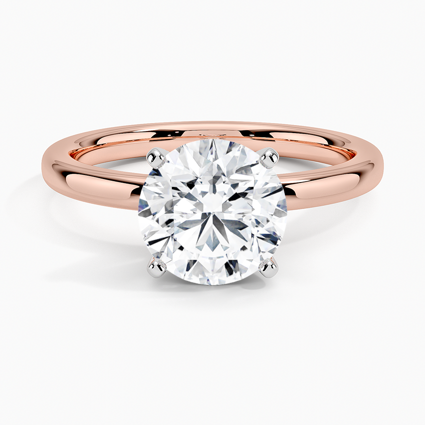 Comfort Fit 2mm Solitaire Ring