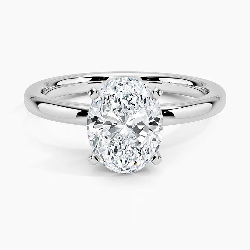 Comfort Fit 2mm Solitaire Ring