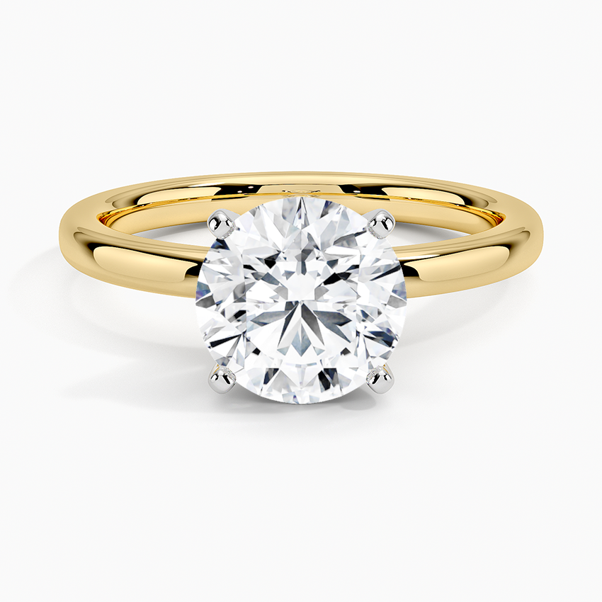 Comfort Fit 2mm Solitaire Ring