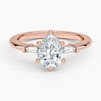 Symphony Tapered Baguette Three Stone Diamond Ring (1/5 ct. tw.)