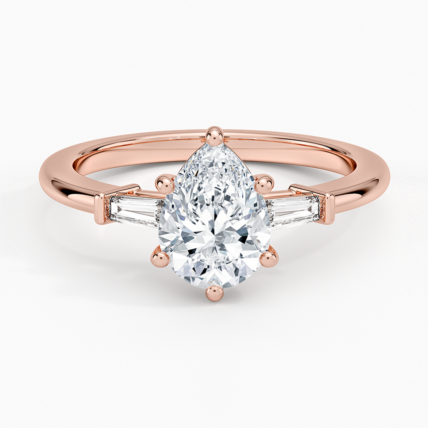 Symphony Tapered Baguette Three Stone Diamond Ring (1/5 ct. tw.)