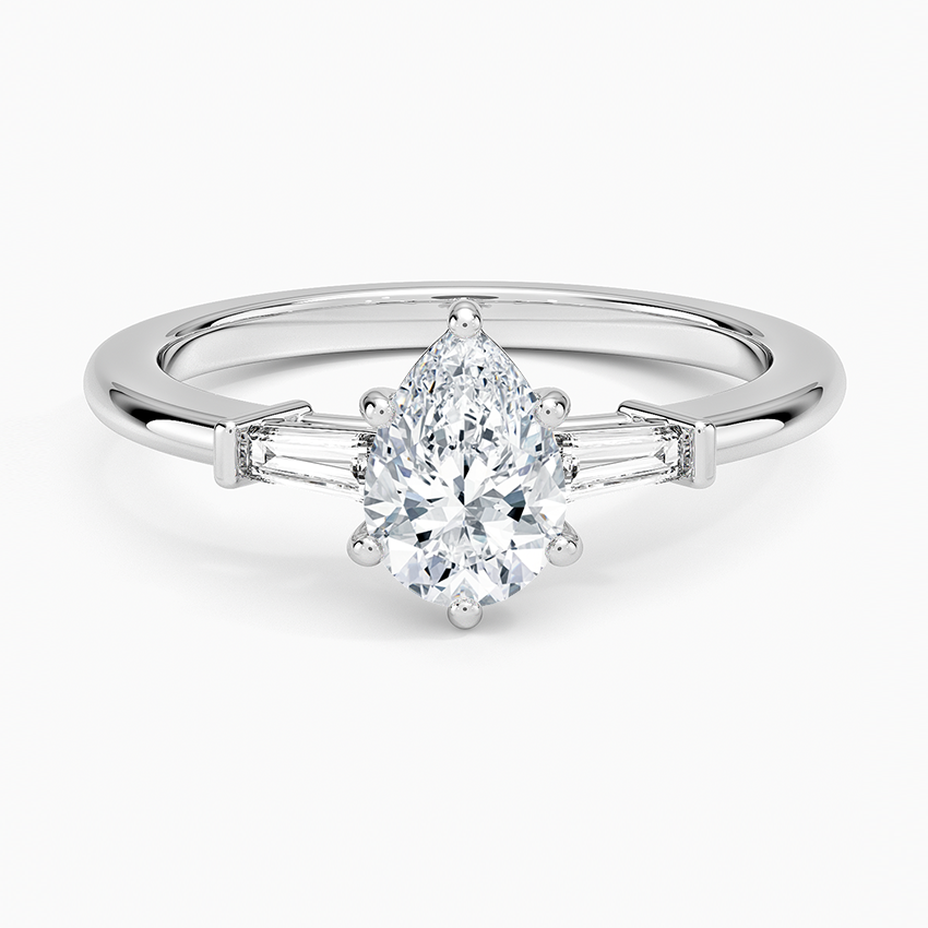 Symphony Tapered Baguette Three Stone Diamond Ring (1/5 ct. tw.)