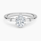 Symphony Tapered Baguette Three Stone Diamond Ring (1/5 ct. tw.)