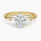 Symphony Tapered Baguette Three Stone Diamond Ring (1/5 ct. tw.)