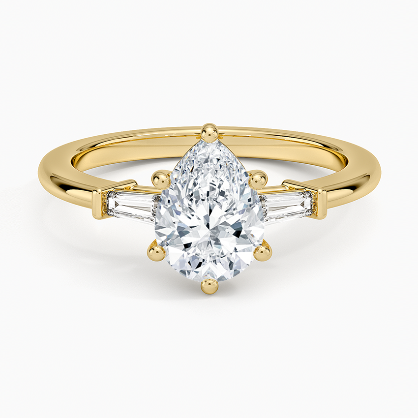 Symphony Tapered Baguette Three Stone Diamond Ring (1/5 ct. tw.)