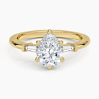 Symphony Tapered Baguette Three Stone Diamond Ring (1/5 ct. tw.)