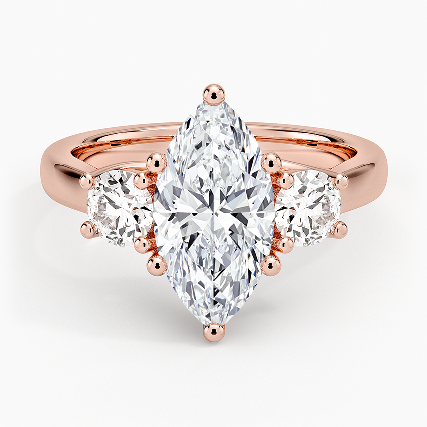 Petite Three Stone Trellis Diamond Ring (1/3 ct. tw.)