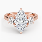 Petite Three Stone Trellis Diamond Ring (1/3 ct. tw.)