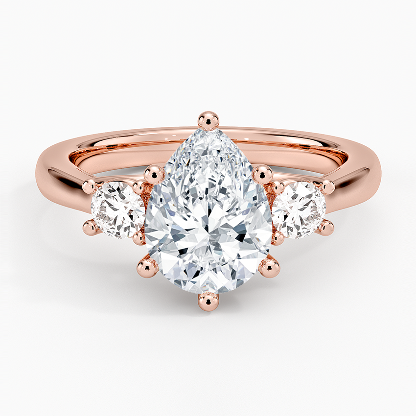 Petite Three Stone Trellis Diamond Ring (1/3 ct. tw.)