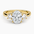 Petite Three Stone Trellis Diamond Ring (1/3 ct. tw.)