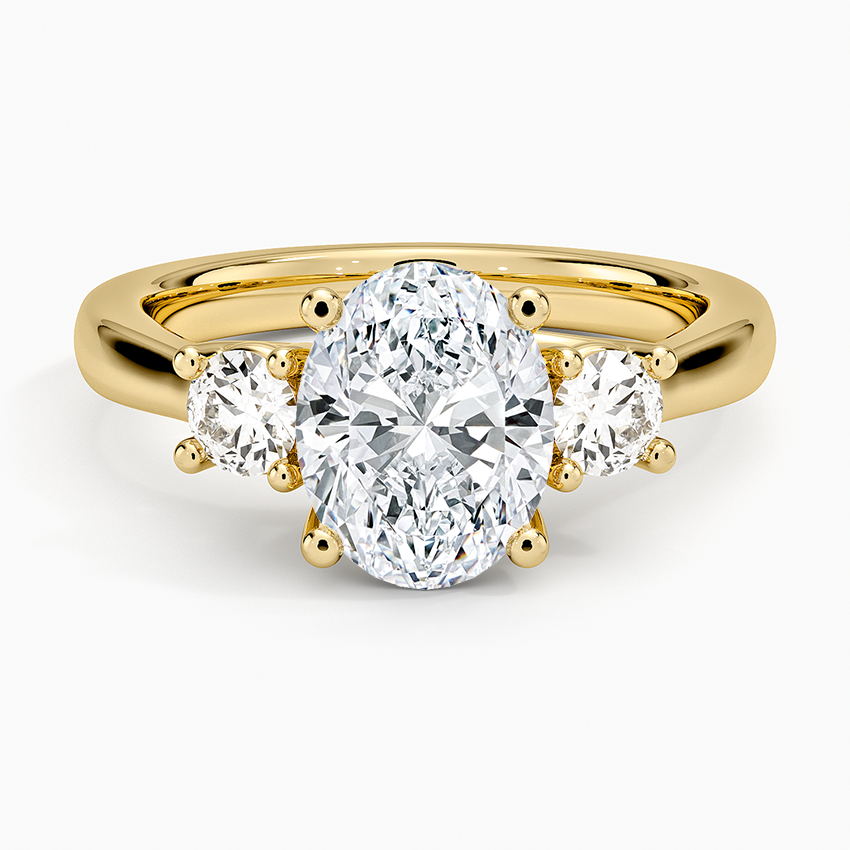 Petite Three Stone Trellis Diamond Ring (1/3 ct. tw.)
