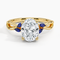 Willow Ring With Sapphire Accents