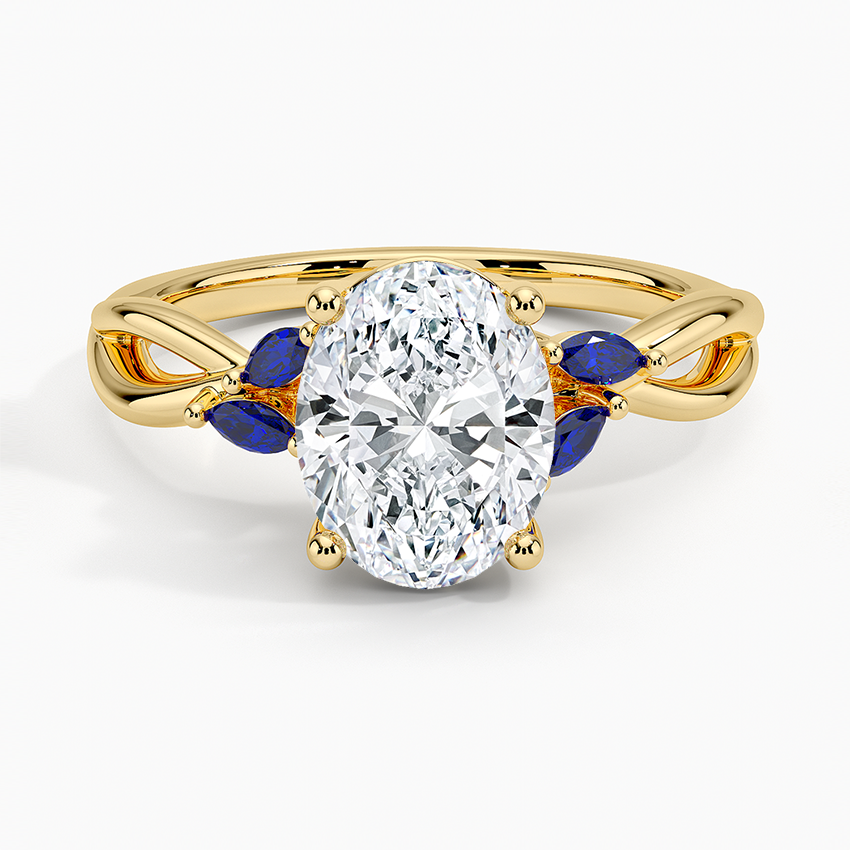Willow Ring With Sapphire Accents