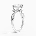 Budding Willow Solitaire Ring