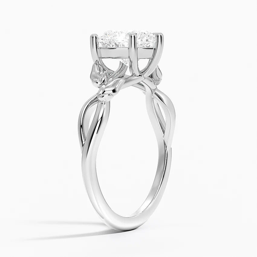 Budding Willow Solitaire Ring