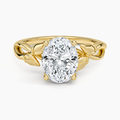 Budding Willow Solitaire Ring