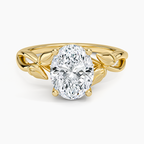 Budding Willow Solitaire Ring